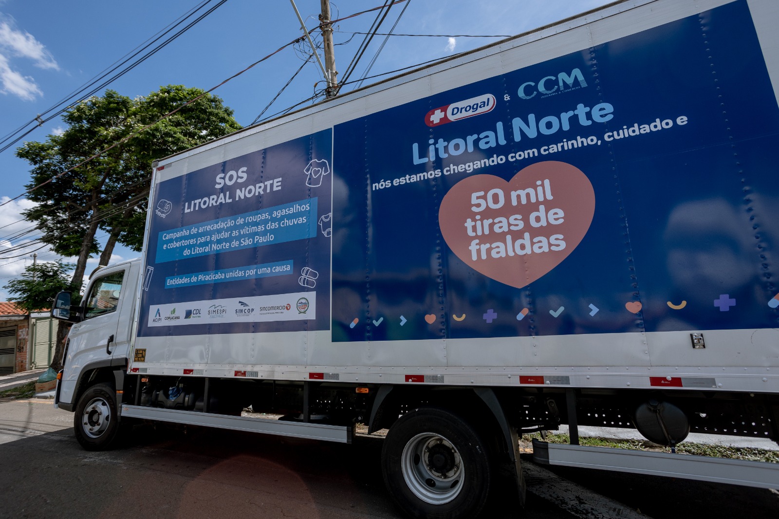 Entidades de Piracicaba entregam doações da campanha SOS Litoral Norte ao FUSSP