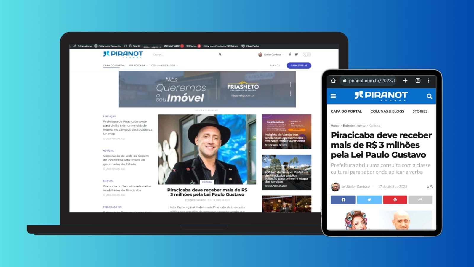 Novo portal do PIRANOT está no ar; conheça as novidades previstas para 2023