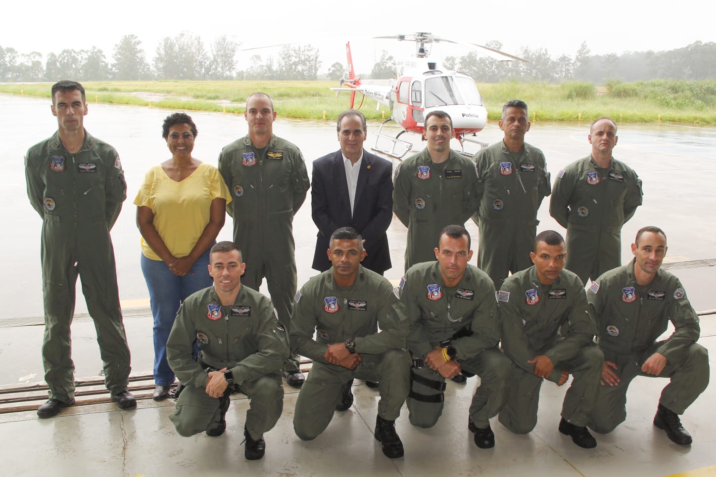 Zanatta visita bases do Águia e da Polícia Rodoviária de Piracicaba