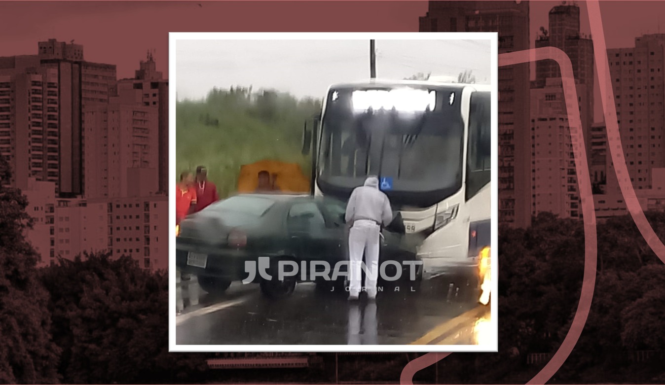 Colisão frontal entre carro e ônibus na Rodovia Geraldo de Barros deixa feridos em Piracicaba