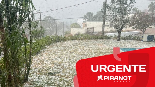 Forte onda de calor causa tempestade de granizo em Piracicaba deixando ruas cobertas de gelo