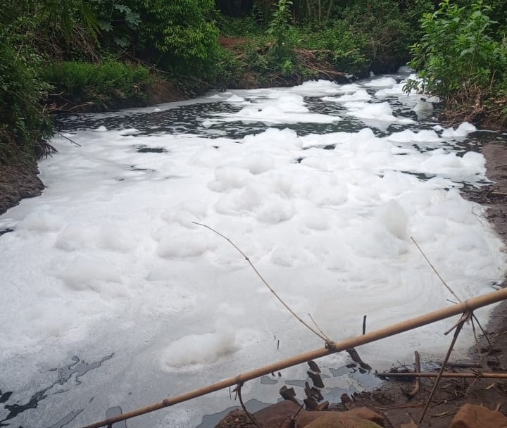 Despejo irregular de esgoto da ETE de Iracemápolis em ribeirão de Piracicaba é novamente constatado pela guarda