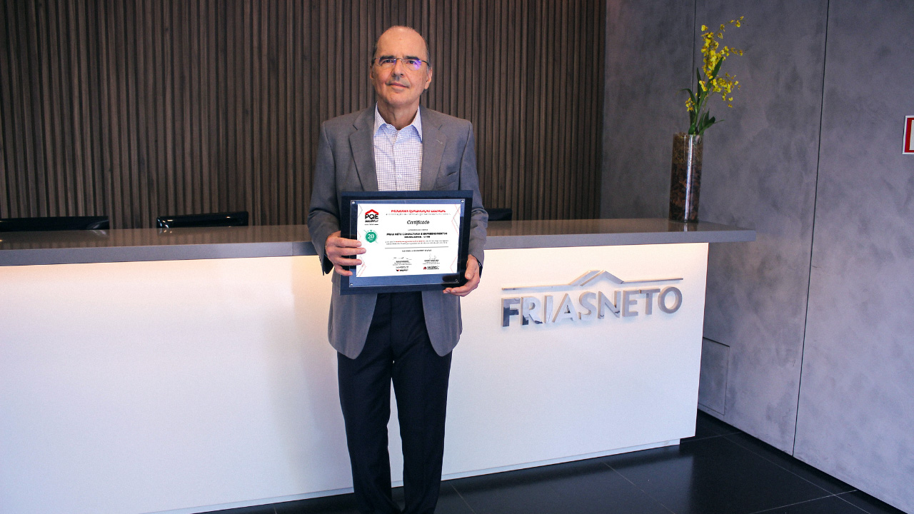 Frias Neto recebe certificação PQE pelo 20º ano consecutivo