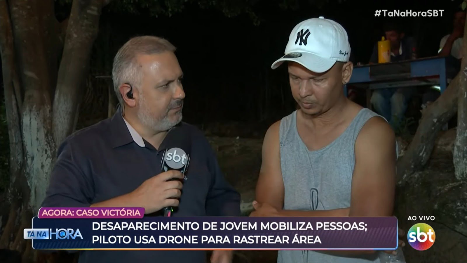 Pai se emociona ao falar de mudança em investigação: polícia quer prender sequestradores para chegar ao local onde está Victória