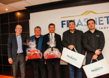 Angelo Frias Neto, Diego Gomes de Araújo, Lourenço Carmelo Torres, Fábio Augusti e Rodrigo Dario.