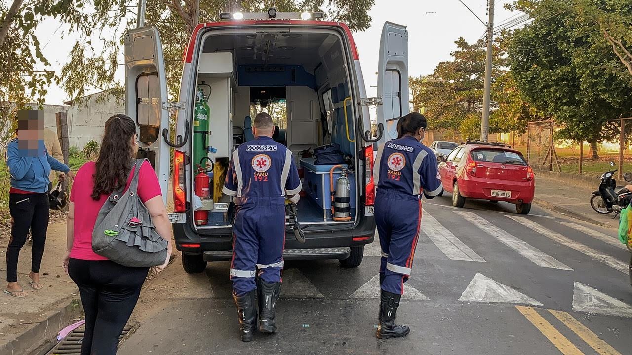 Criança é atropelada por moto enquanto atravessava na faixa de pedestres em Piracicaba