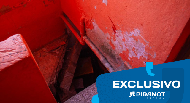 Mulher sofre queda após desabamento de escada sem manutenção em residência de Piracicaba