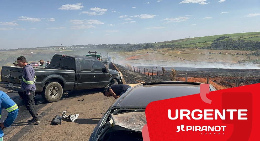 Fumaça de queimada causa grave acidente com sete veículos na rodovia que liga Piracicaba a Limeira