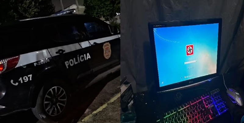 Homem investigado pelo FBI é preso no interior de São Paulo articulando ‘massacre nazista’