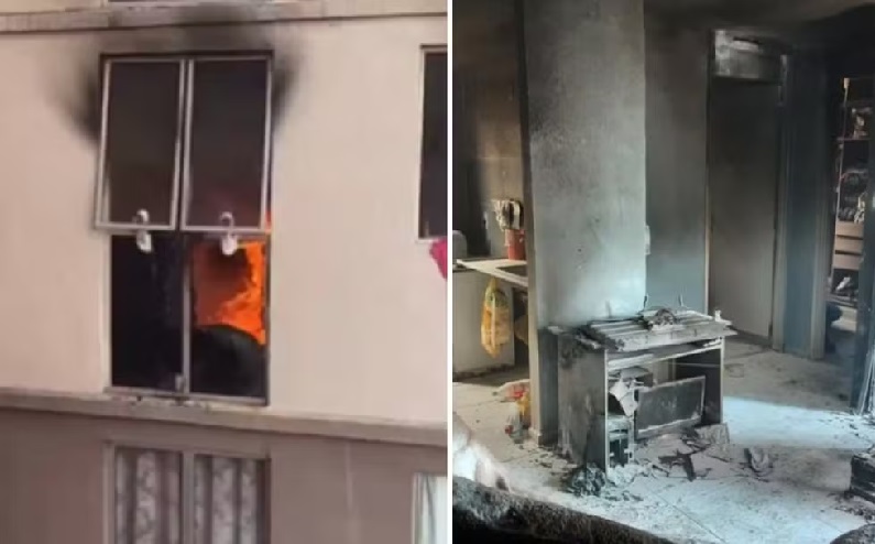 Homem é preso por colocar fogo em apartamento com filhos dentro; motivo seria o fim do relacionamento