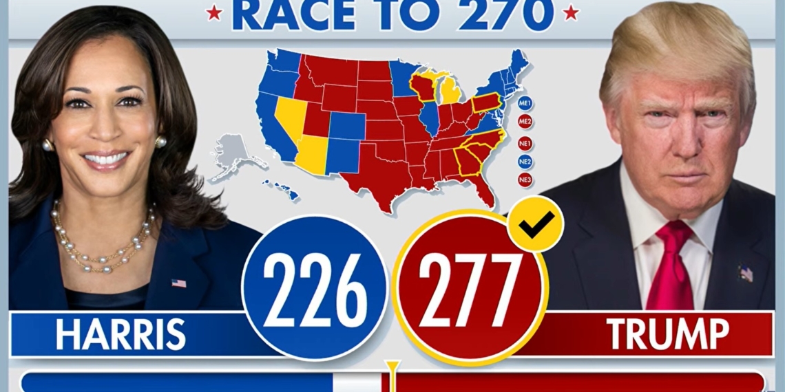 Donald Trump conquista 277 delegados e volta para a Casa Branca em 2025, diz Fox News