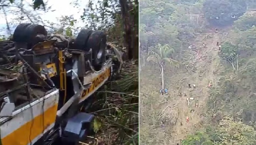 Acidente de ônibus deixa 18 mortos em serra; 3 crianças estavam entre as vítimas