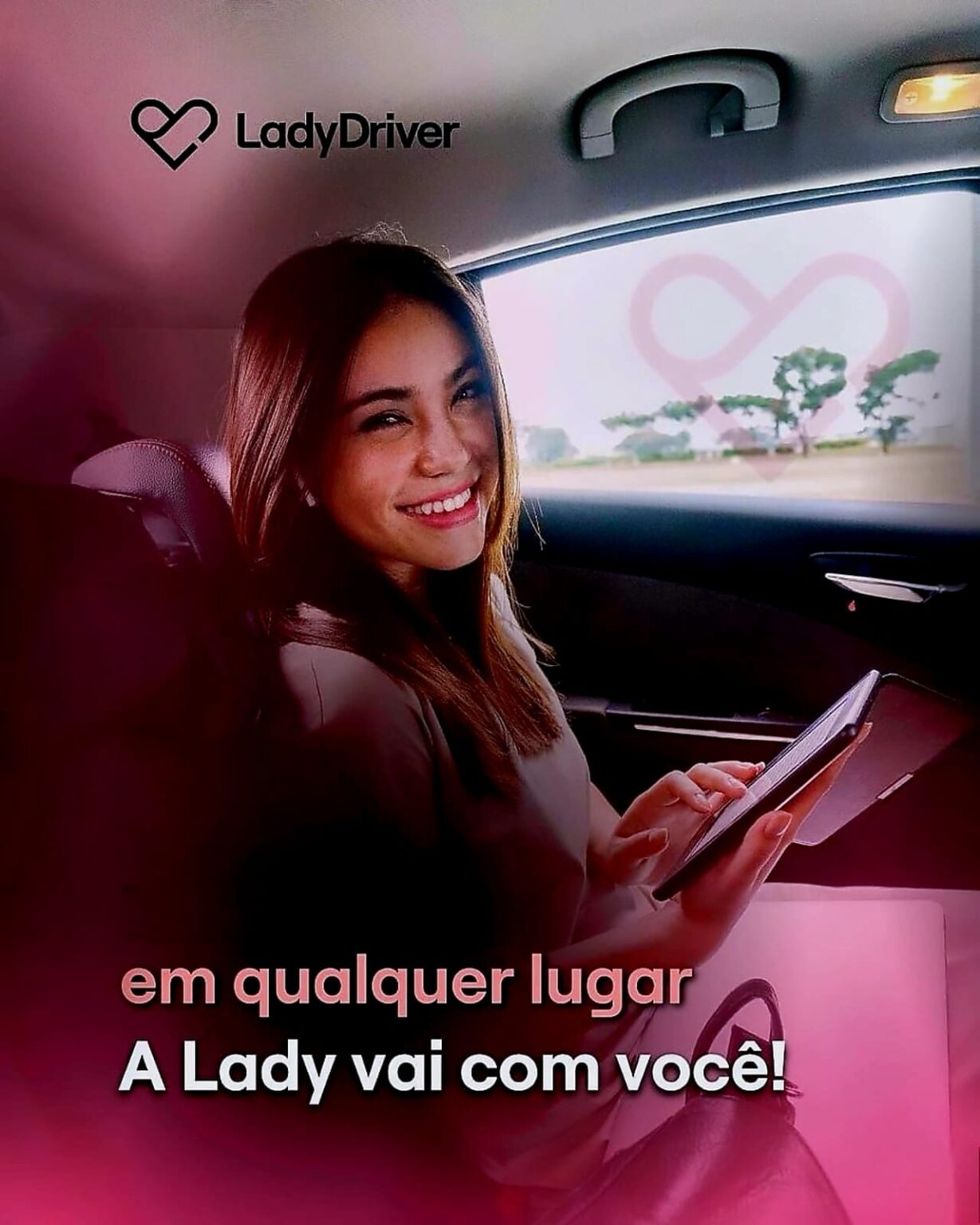 Lady Driver Piracicaba: 1º aplicativo de transporte exclusivo para mulheres, crianças e idosos com serviço completo e seguro