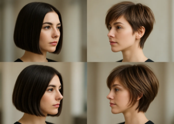 4 cortes curtos estilosos para mulheres com cabelo liso que querem praticidade com atitude