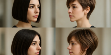 4 cortes curtos estilosos para mulheres com cabelo liso que querem praticidade com atitude