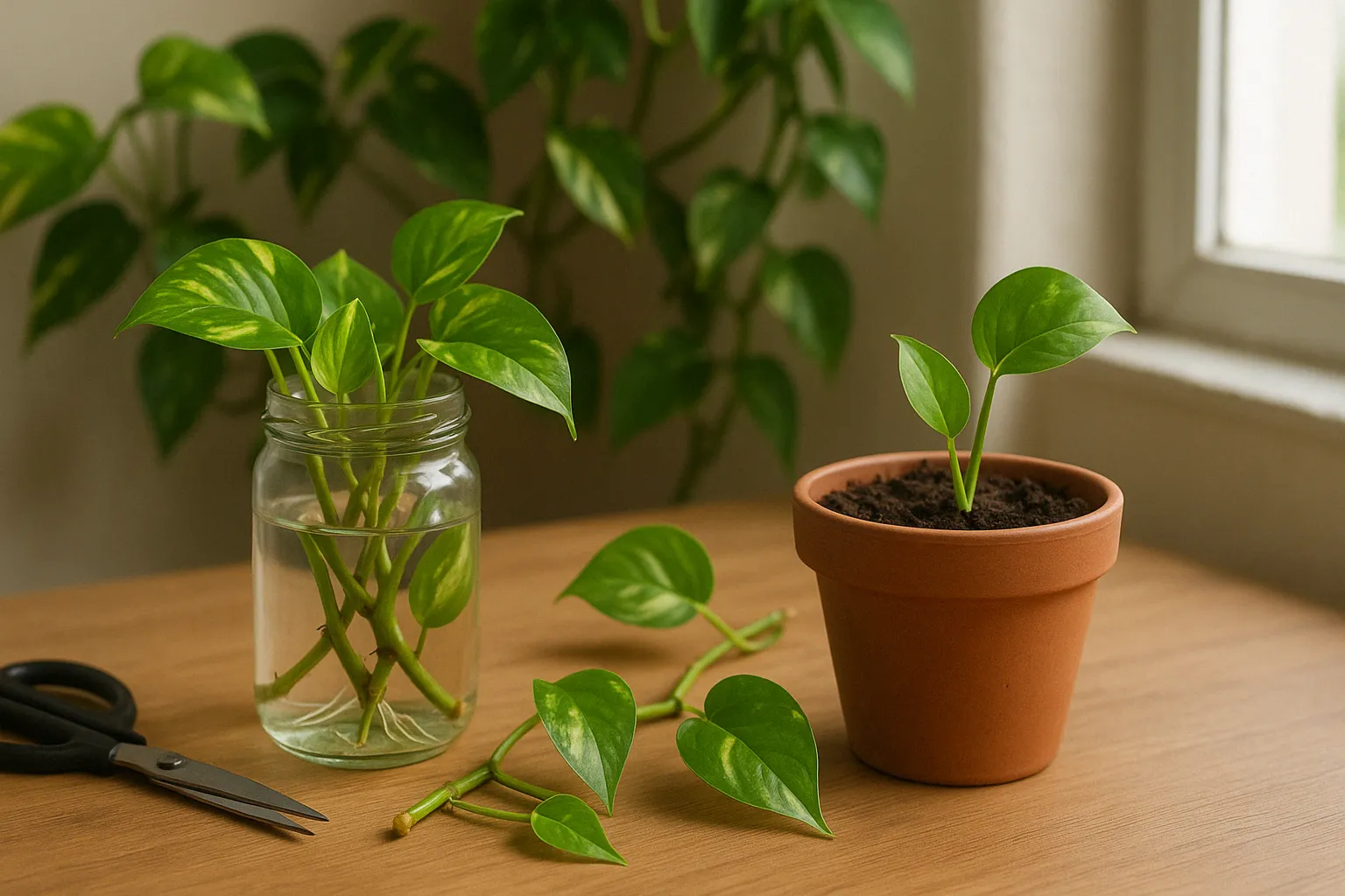 5 passos para fazer mudas da hera-do-diabo e espalhar verde pela casa