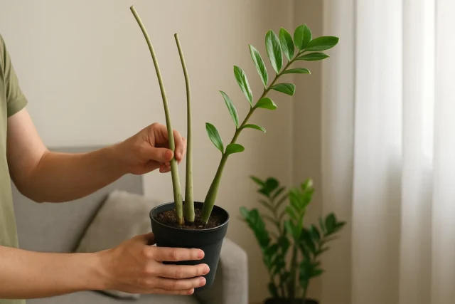 Como recuperar a zamioculca que ficou tempo demais sem luz Como recuperar a zamioculca que ficou tempo demais sem luz