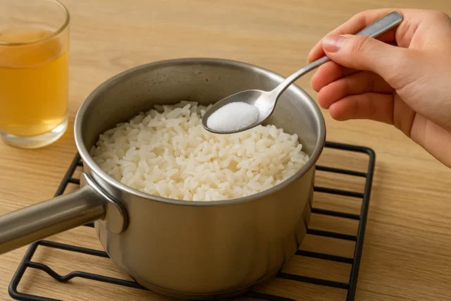 Cozinhou o arroz sem sal? Veja como resolver em 1 minutinho Cozinhou o arroz sem sal Veja como resolver em 1 minutinho