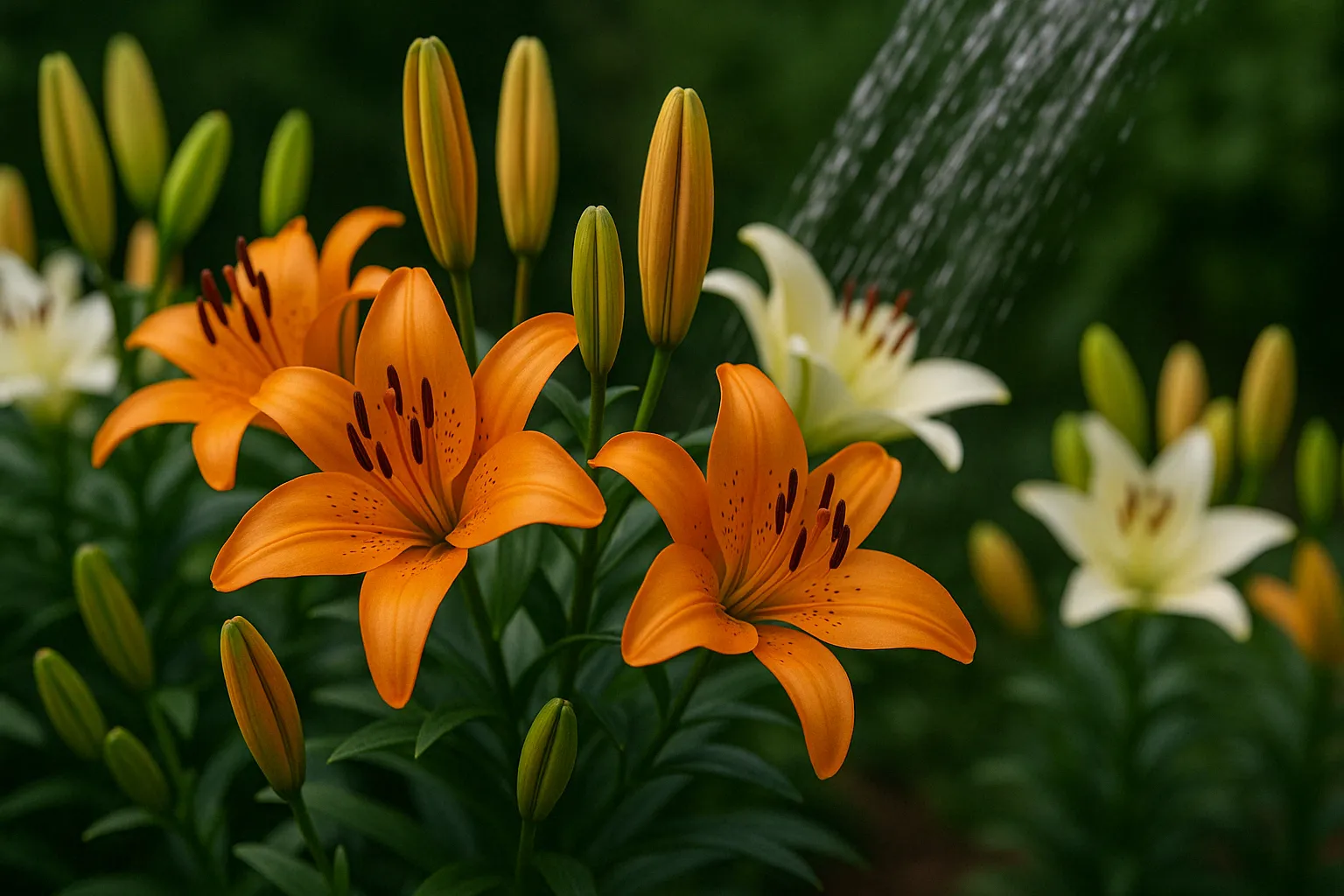 Lírios quantas vezes por semana você deve regar