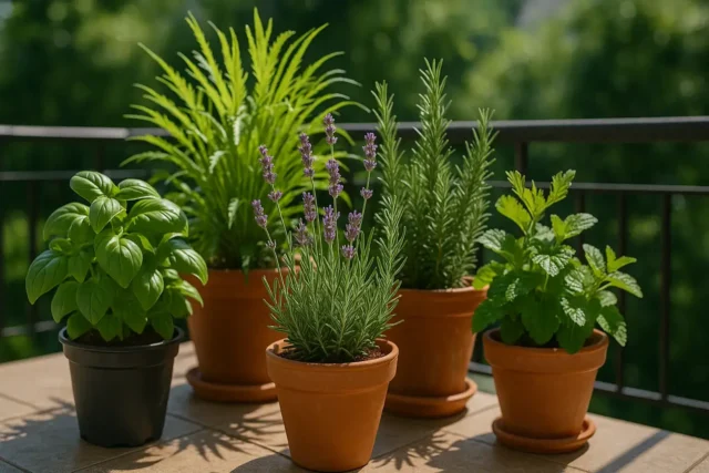 Plantas aromáticas que funcionam como repelente natural em varandas e trazem frescor ao ambiente Plantas aromáticas que funcionam como repelente natural em varandas e trazem frescor ao ambiente