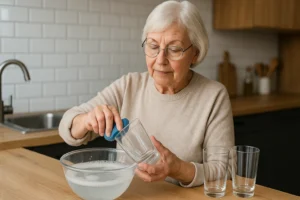 Misture esses dois ingredientes e remova manchas de copos de vidro com facilidade Misture esses dois ingredientes e remova manchas de copos de vidro com facilidade