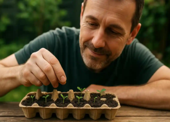 O que acontece quando você usa bandeja de ovos para plantar suas mudas