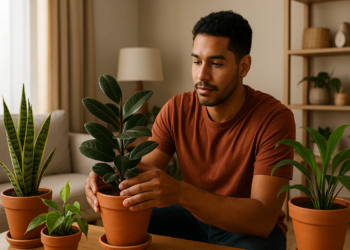 Por que você deve girar os seus vasos de plantas a cada semana