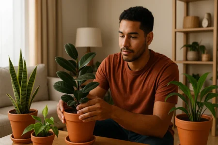 Por que você deve girar os seus vasos de plantas a cada semana