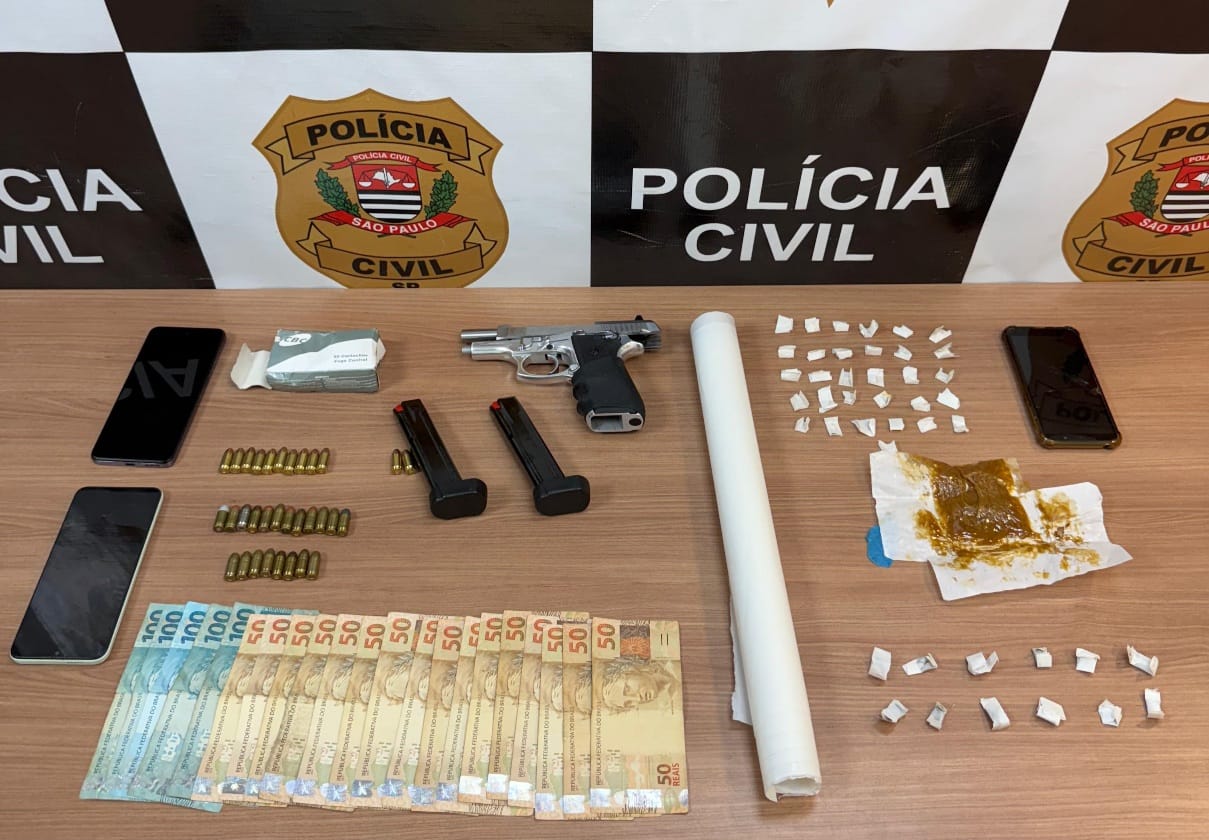 Polícia Civil prende dupla com arma e ‘supermaconha’ alucinógena em Piracicaba