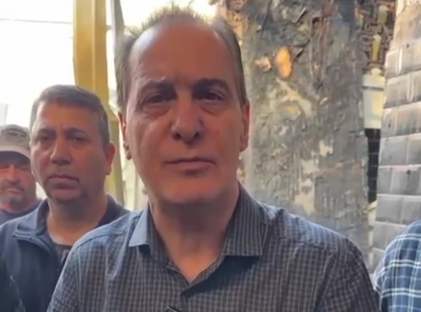 Em visita técnica, Zanatta se emociona ao relembrar que começou vendendo queijo no Mercadão e promete reconstruir local