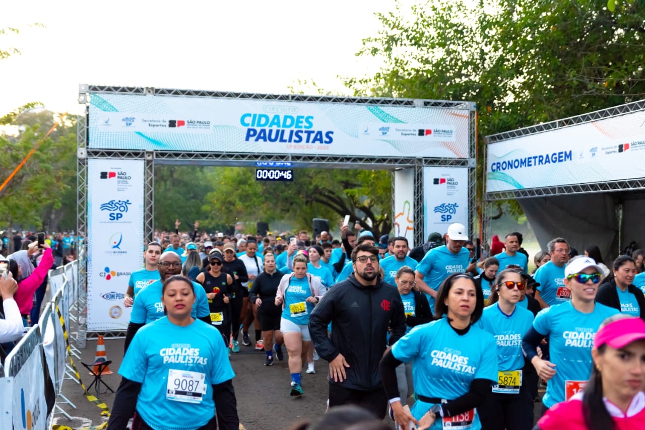 Duas mil pessoas participaram de corrida gratuita em Piracicaba no último domingo