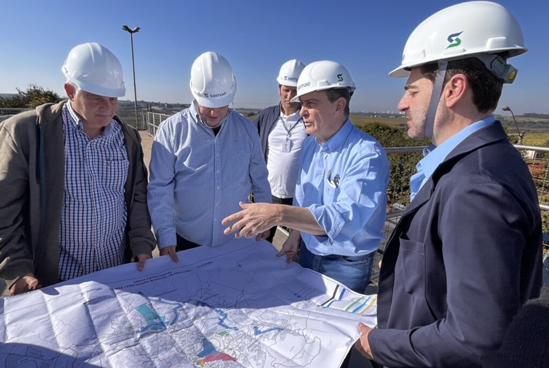 Prefeito Helinho Zanatta anuncia que obras de ampliação da ETA Capim Fino estão 90% concluídas