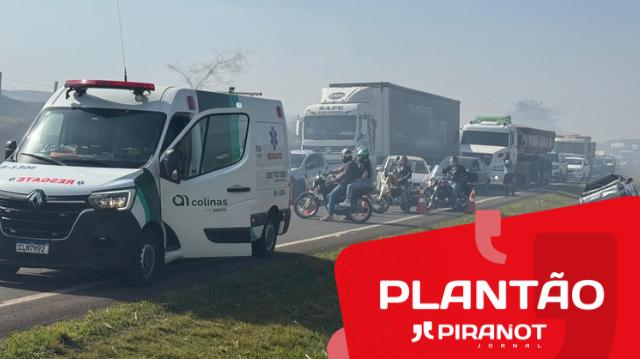 Rodovia entre Piracicaba e Rio Claro é bloqueada após colisão envolvendo nove veículos provocada por densa fumaça