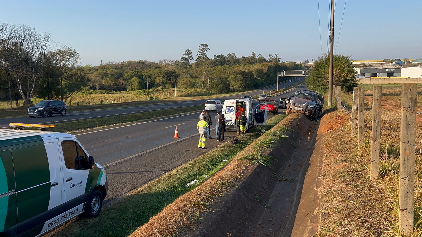 Motorista foge após provocar grave acidente em rodovia de Piracicaba