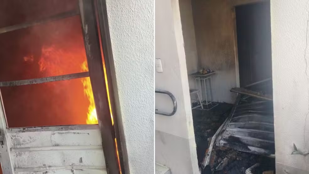 Indivíduo é preso após agredir mulher e incendiar apartamento com ela e cães dentro em Piracicaba
