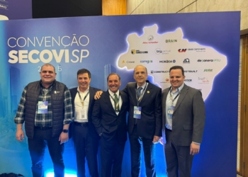 Angelo Amaral Frias, Frederico Marcondes Cesar (Vice-presidente do Interior do Secovi-SP), Angelo Frias Neto.