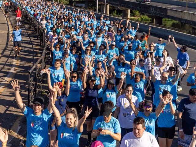 3ª Caminhada Movimento do Bem arrecada 2,6 toneladas de alimentos para o Fundo Social