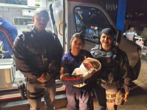 Gestante dá à luz com apoio do Samu e policiais militares em Piracicaba