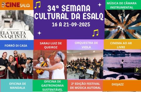 34ª Semana Cultural da Esalq acontece hoje (17) a 21 de setembro em Piracicaba