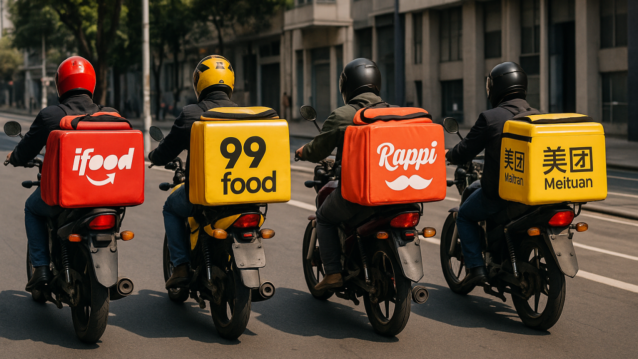 A guerra do delivery: iFood, 99 e Keeta abrem ações judiciais e denúncias mútuas nos tribunais e no CADE do Brasil