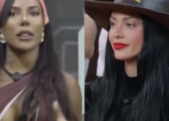 Carol e Rayane em 'A Fazenda 17' Foto: Reprodução/Record / Contigo