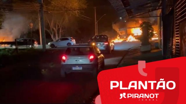 PM fecha entrada e saída de bairros após segundo ônibus ser incendiado em Piracicaba por morte de criminosos