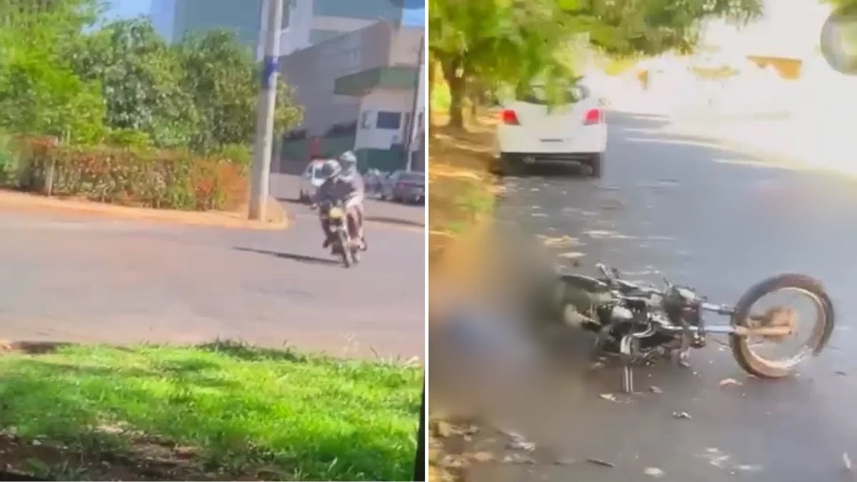 Motociclista morre enquanto fugia de abordagem policial; garupa está em estado grave Motociclista morre enquanto fugia de abordagem policial; garupa está em estado grave