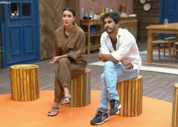 Casal Michelle Barros e Shia Phoenix foi eliminado de 'A Fazenda' nesta terça-feira, 11 Foto: Re...