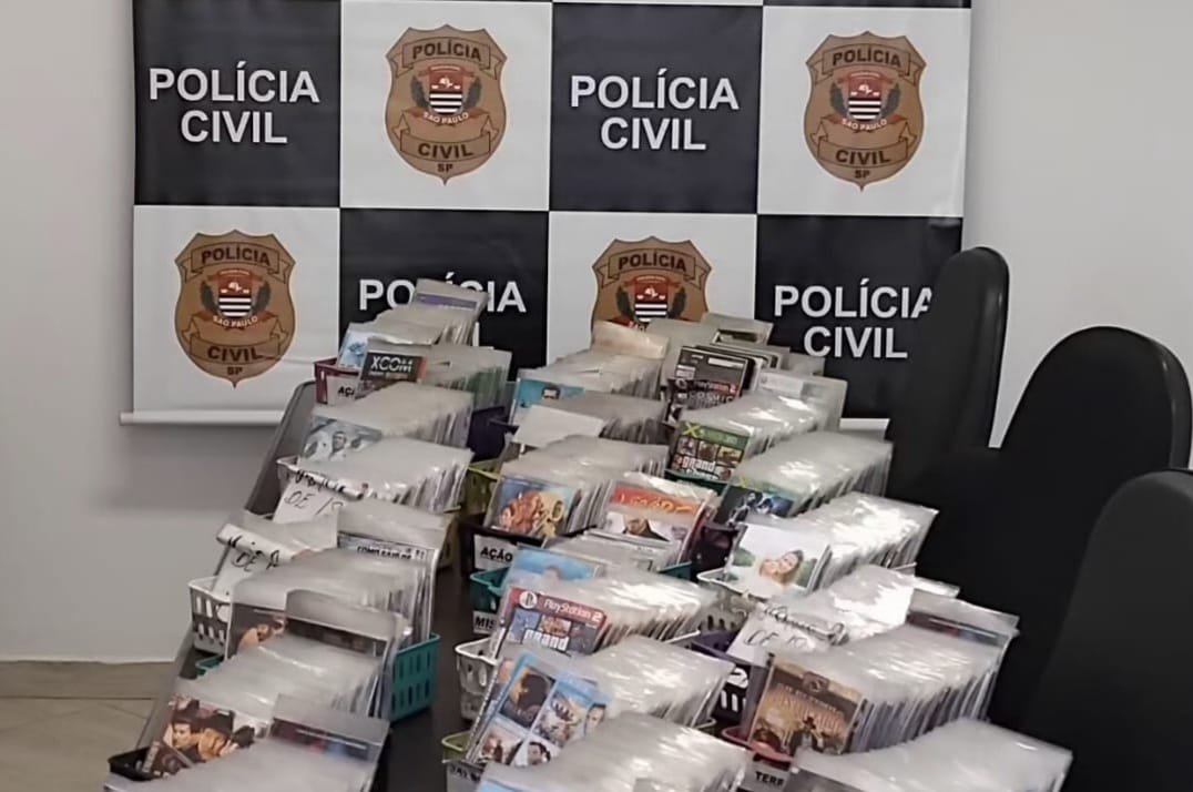 Operação da Polícia Civil contra a pirataria prende mulher em Piracicaba