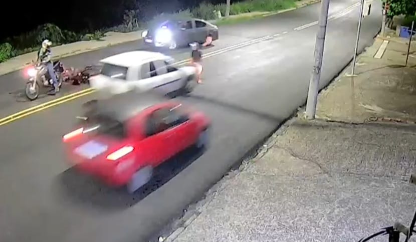Motociclista é atropelado violentamente em avenida de Piracicaba; motorista foge sem prestar socorro