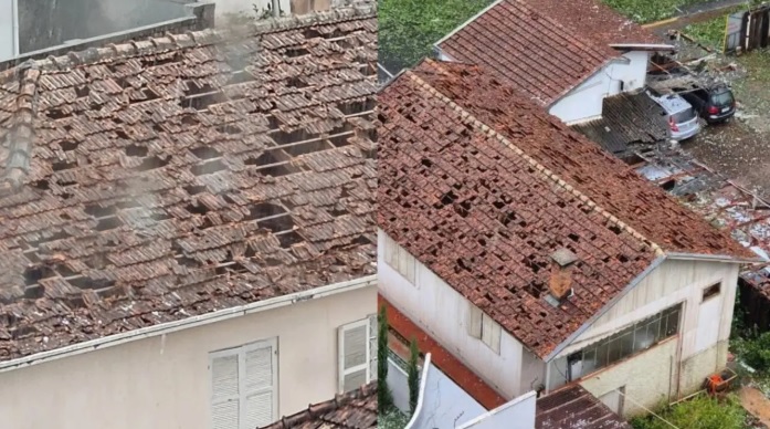 Tempestade de granizo destrói Erechim, deixa milhares afetados e paralisa escolas