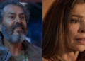 Joaquim (Marcos Palmeira) e Arminda (Grazi Massafera) de Três Graças (Reprodução/TV Globo) Fo...