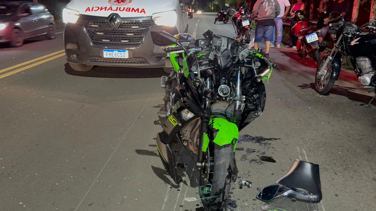 Motociclista fica gravemente ferido após bater na traseira de veículo em Piracicaba