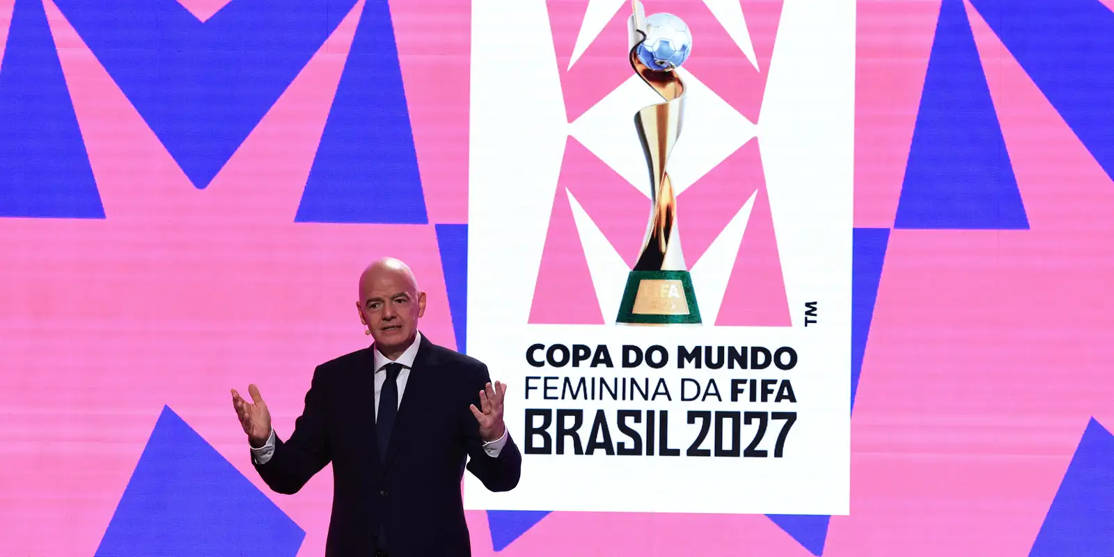 FIFA lança identidade da Copa do Mundo Feminina 2027 no Brasil